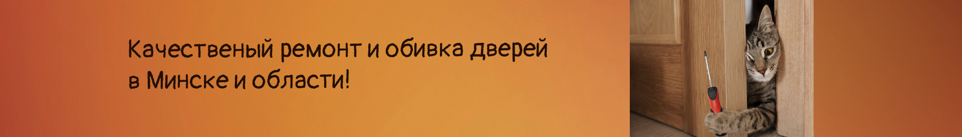 Ремонт дверей в Минске
